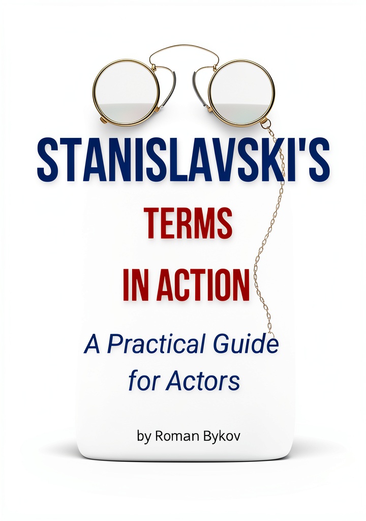 'Theater Acting Book open on a Kindle device showing acting techniques'