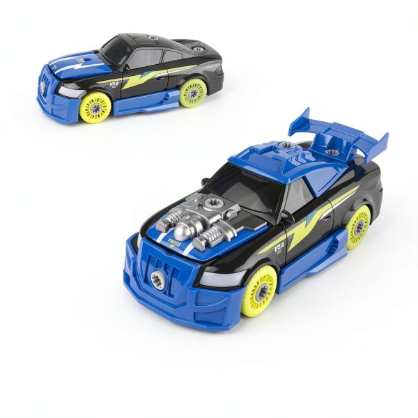 Take Apart Toy Car GILOBABY ABS Build Set for Kids-3