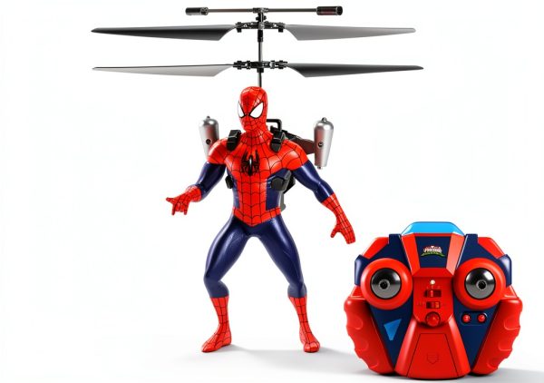 Marvel Spider-Man RC Helicopter Toy World Tech-0