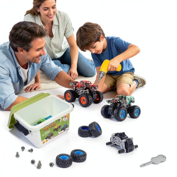 Monster Truck Take Apart Toy Trovogil ABS Set-1