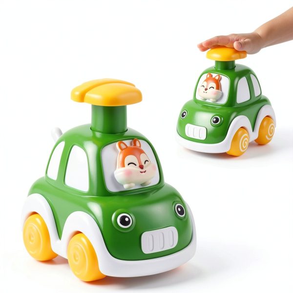 Jinyishuo Animal Driver Push Car Baby ABS Toy-2