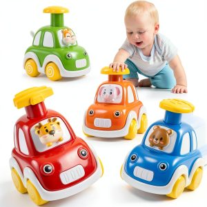 Jinyishuo Animal Driver Push Car Baby ABS Toy-0