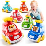Jinyishuo Animal Driver Push Car Baby ABS Toy-0