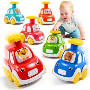 Jinyishuo Animal Driver Push Car Baby ABS Toy-0