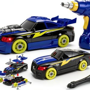 Take Apart Toy Car GILOBABY ABS Build Set for Kids-0