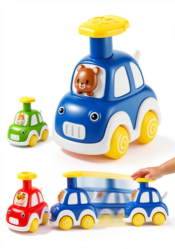 Jinyishuo Animal Driver Push Car Baby ABS Toy-7