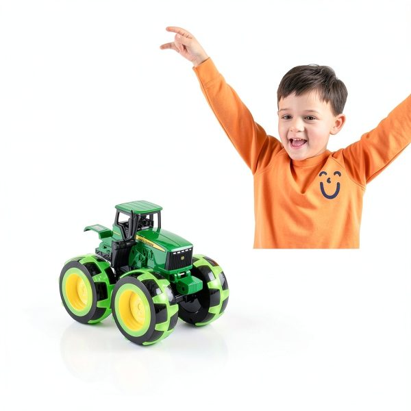 John Deere Monster Treads Tractor Toy-2