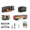 Funwee Steam Train Set Toy Train Lights Sound-4