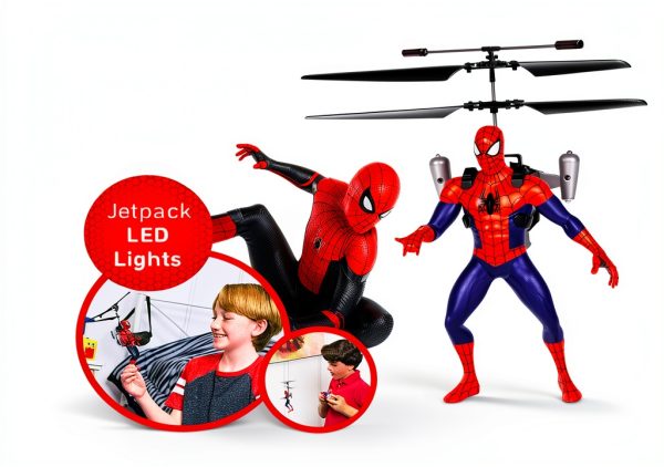 Marvel Spider-Man RC Helicopter Toy World Tech-1