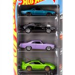 Hot Wheels 5 Pack Die Cast Cars by Mattel for Kids-0