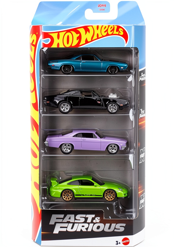 Hot Wheels 5 Pack displayed on a play mat