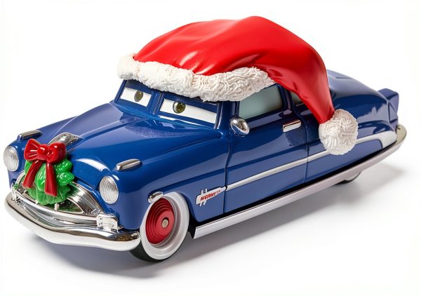 Cars Holiday Die Cast Set by Mattel Toy Cars with Winter Accessories-3