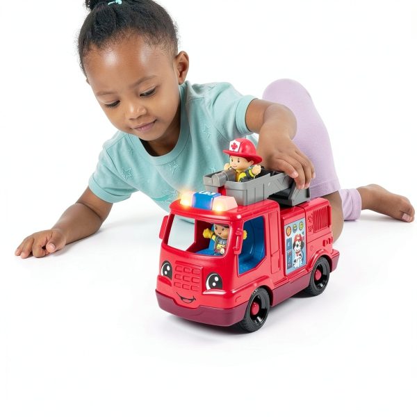 Fisher-Price HXC12 Fire Truck Toy with Lights Music for Ages 1-5-1