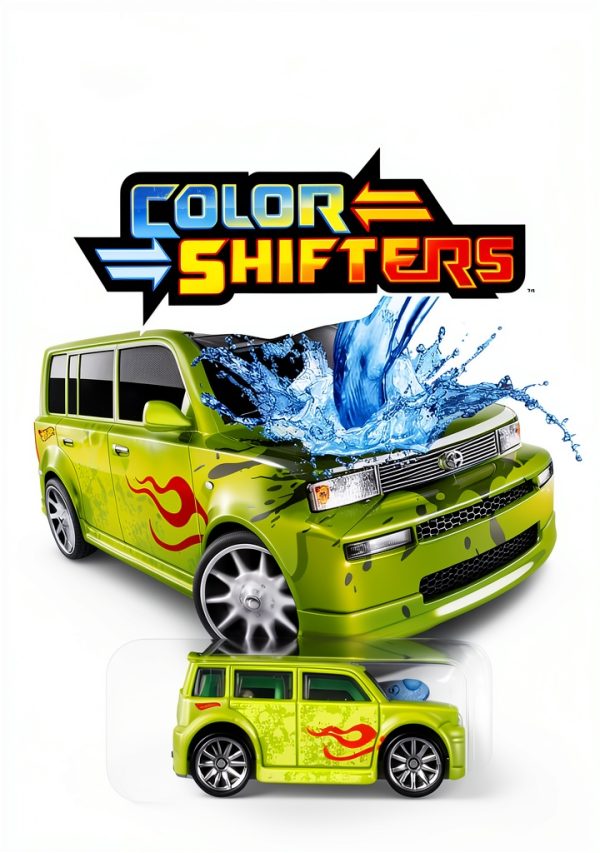 Hot Wheels Color Shifters 1:64 Scale Toy Car – Water Reactive Color-0