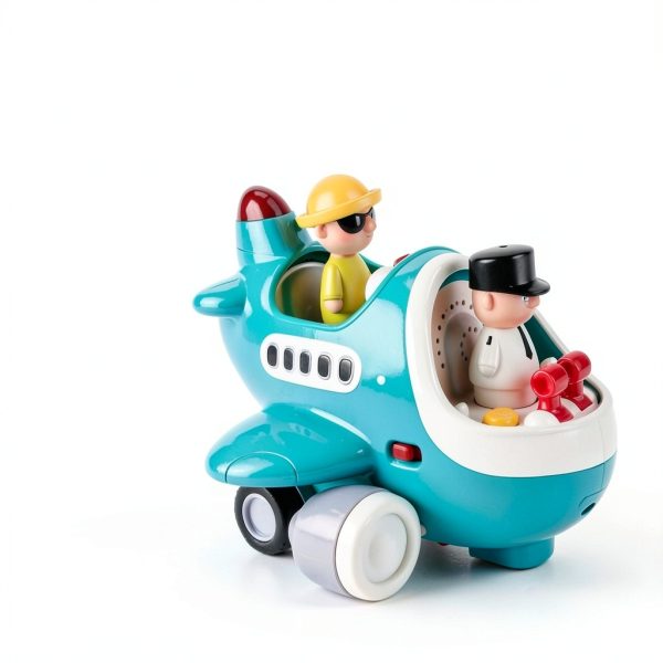 RC Airplane Toy by iPlay iLearn with Automatic and Remote Modes-3