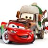 Cars Holiday Die Cast Set by Mattel Toy Cars with Winter Accessories-5