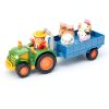 Branford Farm Tractor Toy Set 7‑Piece Musical Playset with Trailer-4