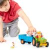 Branford Farm Tractor Toy Set 7‑Piece Musical Playset with Trailer-1