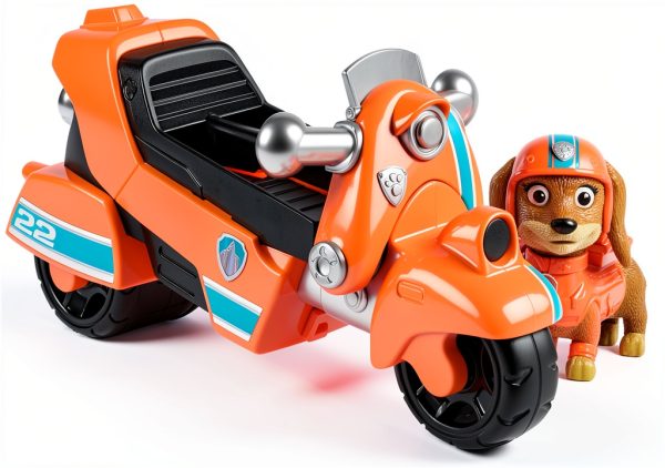 PAW Patrol Liberty Motorcycle Toy with Collectible Figure by Spin-7