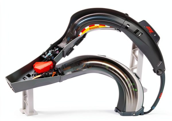 Hot Wheels Formula 1 Sprint Track Set with 3 Die‑Cast Cars Dual Mode-6