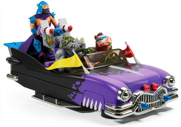 Footcruiser TMNT Figure Car by Playmates with Gatling Gun-7