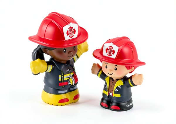 Fisher-Price HXC12 Fire Truck Toy with Lights Music for Ages 1-5-4