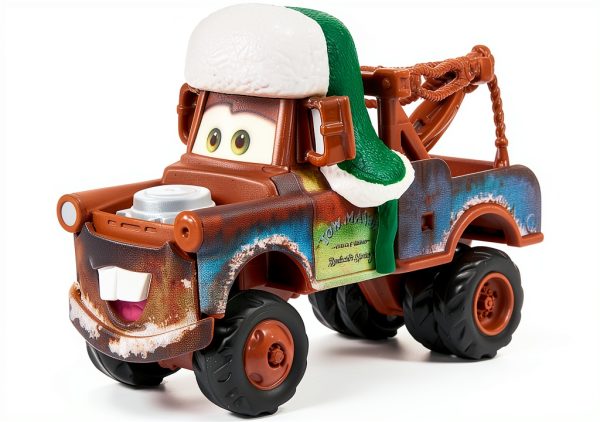 Cars Holiday Die Cast Set by Mattel Toy Cars with Winter Accessories-2