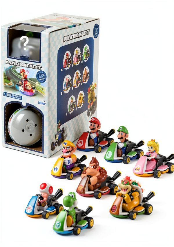 Nintendo Mario Kart Blind Box Pull‑Back Cars Set by TOMY 10‑Piece-0