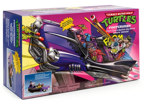 Footcruiser TMNT Figure Car by Playmates with Gatling Gun-1
