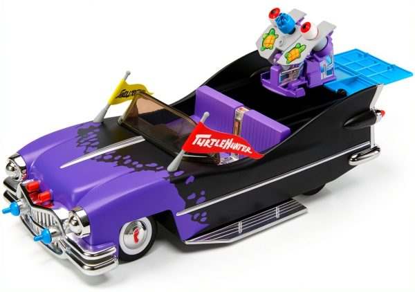 Footcruiser TMNT Figure Car by Playmates with Gatling Gun-0