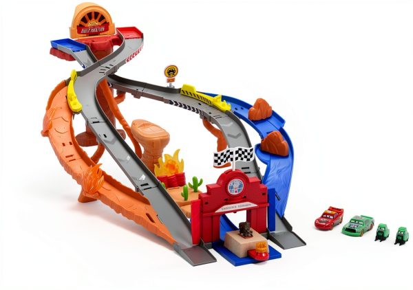 Mattel Cars Springs Race & Rescue Playset with Lightning McQueen-6