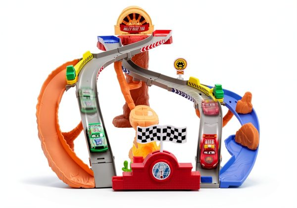Mattel Cars Springs Race & Rescue Playset with Lightning McQueen-2