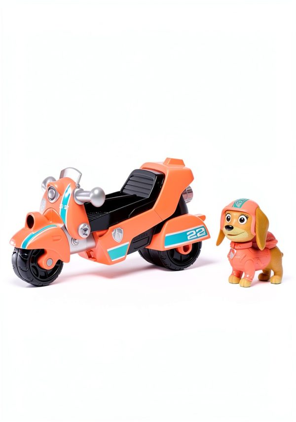 PAW Patrol Liberty Motorcycle Toy with Collectible Figure by Spin-2