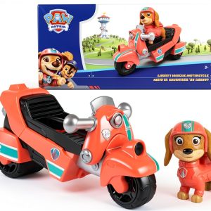 PAW Patrol Liberty Motorcycle Toy with Collectible Figure by Spin-0