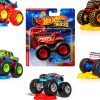 Hot Wheels Monster Truck FYJ44 1:64 Die-Cast Figure with Crushable Car-0