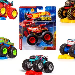 Hot Wheels Monster Truck FYJ44 1:64 Die-Cast Figure with Crushable Car-0