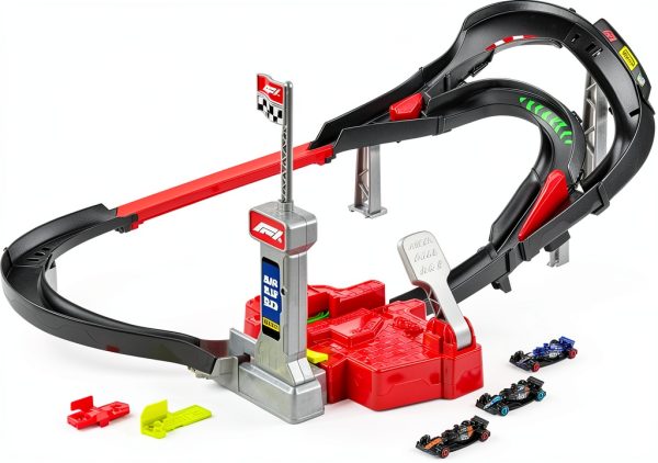 Hot Wheels Formula 1 Sprint Track Set with 3 Die‑Cast Cars Dual Mode-3