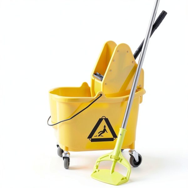 Amazon Basics Mop Bucket 35 Quart Down Wringer – Yellow-6