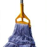 Commercial Mop HiBaBy 63-Inch Heavy Duty Wet Mop with 2 Cotton Heads-0