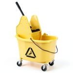 Amazon Basics Mop Bucket 35 Quart Down Wringer – Yellow-0