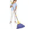 Commercial Mop HiBaBy 63-Inch Heavy Duty Wet Mop with 2 Cotton Heads-2
