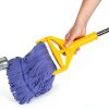 Commercial Mop HiBaBy 63-Inch Heavy Duty Wet Mop with 2 Cotton Heads-6