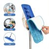 Professional Microfiber Mop Neeklinny 17.5" with Steel Handle Blue-6