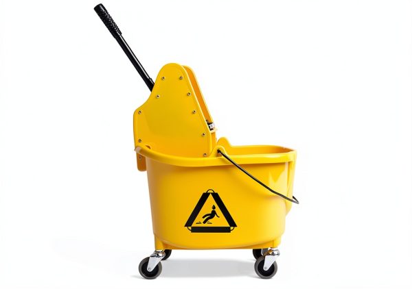 Amazon Basics Mop Bucket 35 Quart Down Wringer – Yellow-1