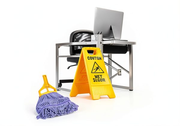 Commercial Mop HiBaBy 63-Inch Heavy Duty Wet Mop with 2 Cotton Heads-5
