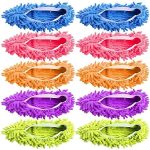 Mop Slippers Shoes Tamicy Microfiber Cleaning Set 5 Pairs-0