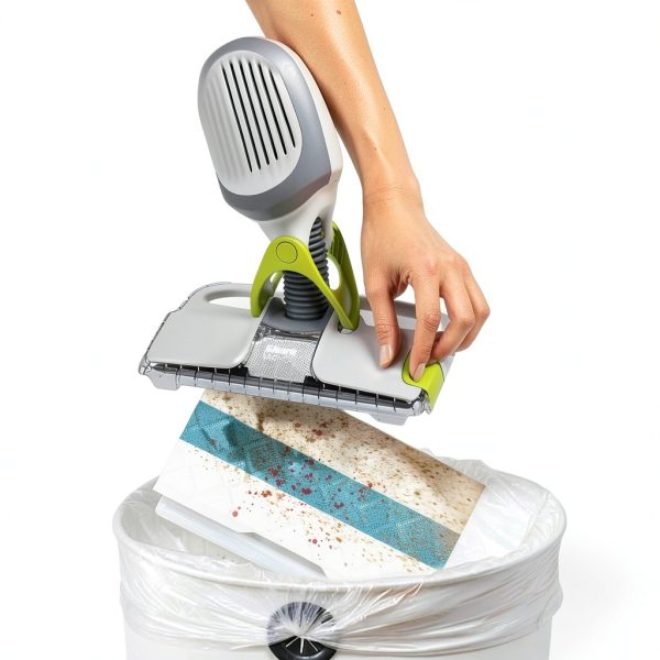 Disposable Hard Floor Pad Refills, Compatible with Shark VACMOP Pro VM252 VM251 VM250 VM200 VC205 QM250 VM190 VM200P12 VMP30 for use on All Sealed Floors (10-PCS)-3